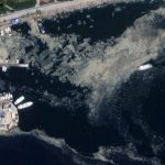 İSTANBUL’DAKİ MÜSİLAJ UZAYDAN GÖRÜNTÜLENDİ