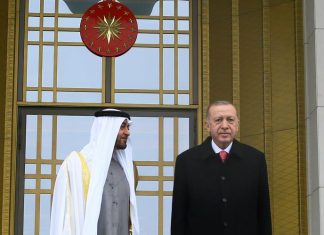 Cumhurbaşkanı Erdoğan, BAE Veliaht Prensi bin Zayed’i resmi törenle karşıladı