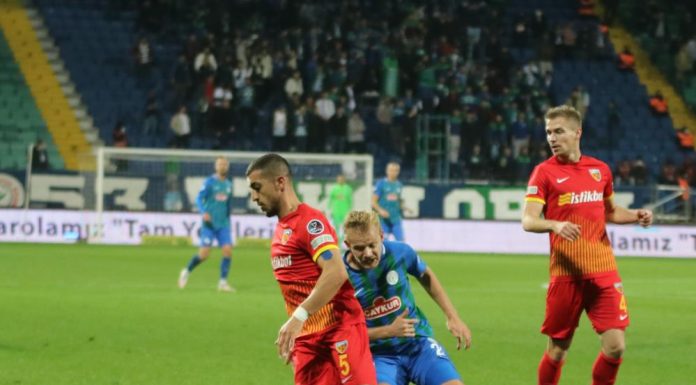 Spor Toto Süper Lig: Çaykur Rizespor: 1 – Yukatel Kayserispor: