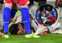 Gaddarlığın da ötesi. Yeşil sahada acımasız faul!