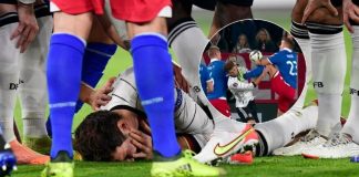 Gaddarlığın da ötesi. Yeşil sahada acımasız faul!