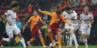 Galatasaray liderliğini korudu. Galatasaray: 1 Lokomotiv Moskova: 1