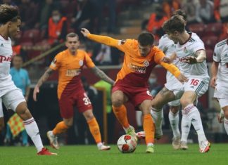 Galatasaray liderliğini korudu. Galatasaray: 1 Lokomotiv Moskova: 1