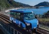 Japon işi; hem yolda hem tren rayında hareket edebilen araç!