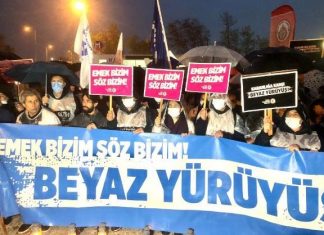 Türk Tabipleri Birliği üyeleri İstanbul’dan Ankara’ya ‘Beyaz Yürüyüş’ başlatı