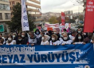 Doktorların ‘Beyaz Yürüyüş’ü Ankara’da…