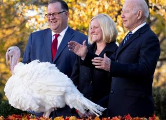Af dediğin böyle olur! Biden, iki hindiyi affetti!