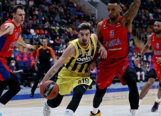 Fenerbahçe Beko, CSKA’yı Moskova’da devirdi. CSKA Moskova: 82 Fenerbahçe Beko: 91