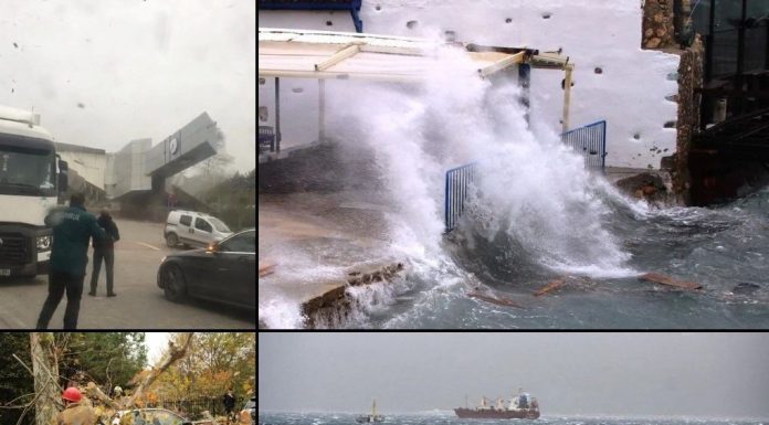 İstanbul’da lodos: Can kaybı 4’e yükseldi