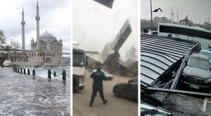 Lodos İstanbul’da zor anlar yaşattı!