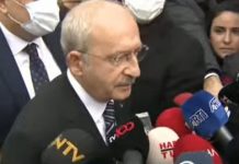 CHP Genel Başkanı Kemal Kılıçdaroğlu, ziyaret etmek istediği TÜİK”ten içeri alınmadı