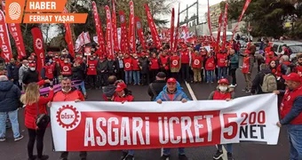 DİSK’in çağrısıyla; ‘ Geçinmek istiyoruz’ mitingi İstanbul Kartal’da yapılıyor.