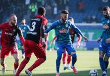 Gaziantep FK. deplasmanda kazandı. Rizespor 0-1 Gaziantep FK