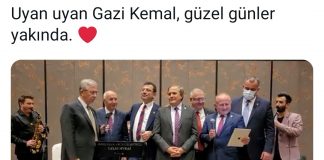 Mansur Yavaş ve Ekrem İmamoğlu birlikte söyledi: ‘Uyan uyan Gazi Kemal…’