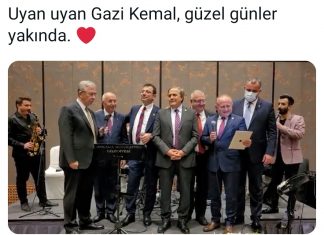 Mansur Yavaş ve Ekrem İmamoğlu birlikte söyledi: ‘Uyan uyan Gazi Kemal…’