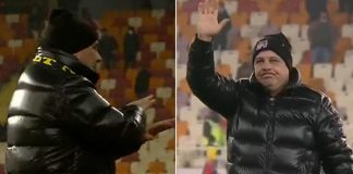 Aykırı adam yaptı yapacağını;maçta istifasını sundu, tribünlere veda etti!