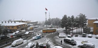 Erzincan’da eğitime kar tatili
