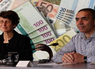 Şahin ve Türeci’ye Euro banknotlarının yer alması teklif edildi.