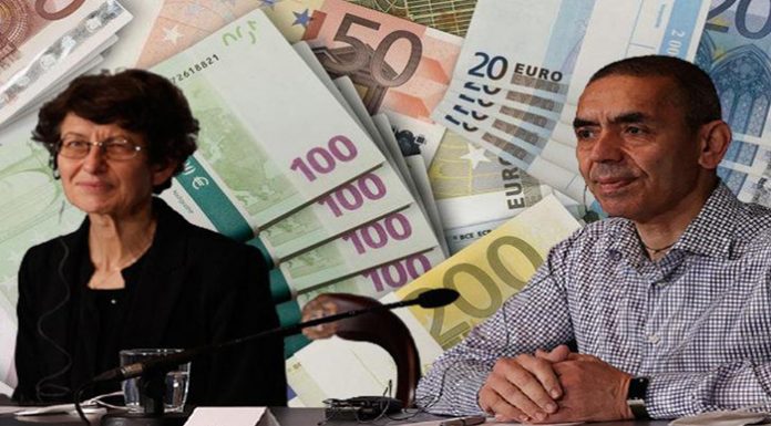 Şahin ve Türeci’ye Euro banknotlarının yer alması teklif edildi.