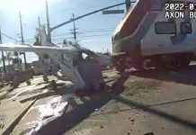 Şans mı şansızlık mı: düşen uçağa bir de tren çarptı… Can kaybı yok