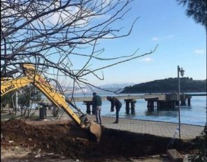 Burgazdası’na deniz manzaralı tuvalete itiraz!