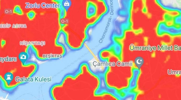 İstanbul kıpkırmızı oldu!