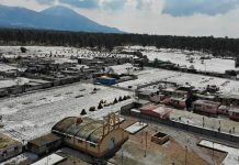 Tarihin’de ilk defa oldu. Meksika’nın Tlachichuca şehrine kar yağdı.
