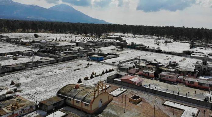 Tarihin’de ilk defa oldu. Meksika’nın Tlachichuca şehrine kar yağdı.