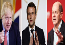 İngiltere, Almanya, Fransa’dan Rusya’ya Ukrayna tepkisi.