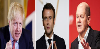 İngiltere, Almanya, Fransa’dan Rusya’ya Ukrayna tepkisi.