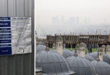 İlim Yayma Vakfı inşaatına Süleymaniye Camii silüetini bozduğu için “acil durdurma” istendi