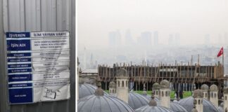 İlim Yayma Vakfı inşaatına Süleymaniye Camii silüetini bozduğu için “acil durdurma” istendi