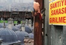 İBB, İlim Yayma Cemiyeti’nin Süleymaniye’deki inşaatını mühürledi