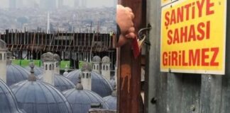 İBB, İlim Yayma Cemiyeti’nin Süleymaniye’deki inşaatını mühürledi