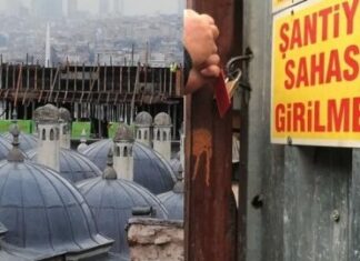 İBB, İlim Yayma Cemiyeti’nin Süleymaniye’deki inşaatını mühürledi
