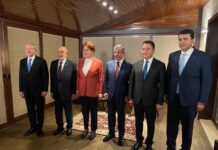 Bir araya geldiler. 6’lı zirveden ilk fotoğraf.