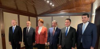 Bir araya geldiler. 6’lı zirveden ilk fotoğraf.