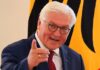 Almanya Cumhurbaşkanı bir defa daha Frank-Walter Steinmeier.