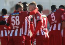 Sivasspor çeyrek finalde. Bandırmaspor 2-4 Sivasspor