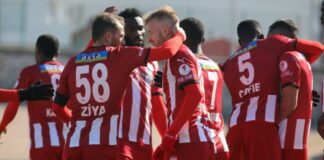 Sivasspor çeyrek finalde. Bandırmaspor 2-4 Sivasspor