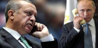 Erdoğan – Putin Telefonda Görüştü.