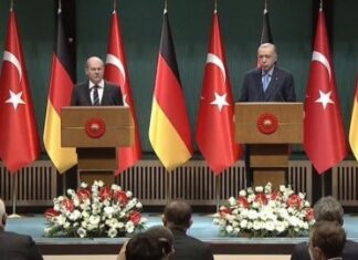 Cumhurbaşkanı Erdoğan Ankara’da Almanya Başbakanı Scholz ile görüştü.