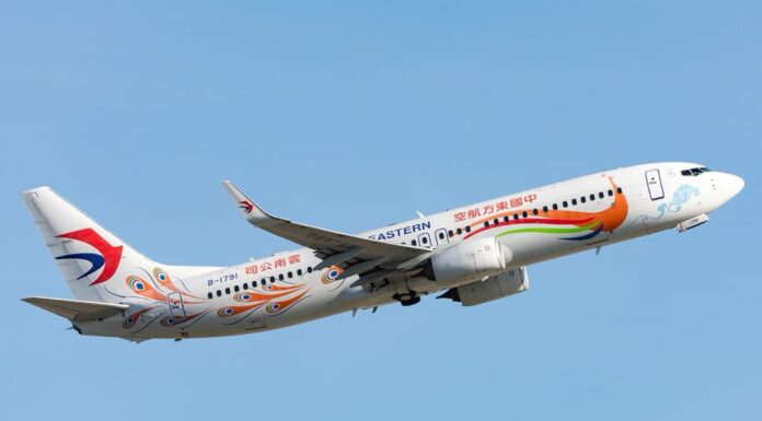 Çin’e ait Boeing 737 yolcu uçağının düşüş anına ait görüntüler yayınlandı