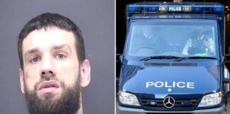 Hapishane minibüsünden sadece iç çamaşırı ve çorapla kaçtı!