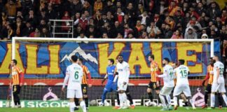 Kayserispor’’de 3 puan Alanyaspor’un. Kayserispor 1-2 Alanyaspor