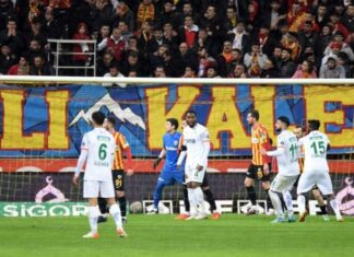 Kayserispor’’de 3 puan Alanyaspor’un. Kayserispor 1-2 Alanyaspor