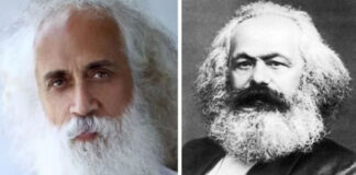 Karl Marx diye sanatçı Suavi’nin fotoğrafı kullanıldı