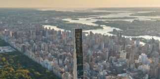 Sadece 17 metre; Dünyanın en ince gökdeleninin inşası tamamlandı