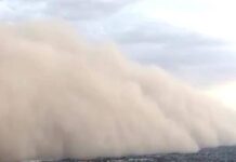 Yağmur üstü toz bulutu!