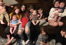 32 yaşında, 12 çocuğu var; 15 yaşından beri sadece iki yıl hamile kalmadı!